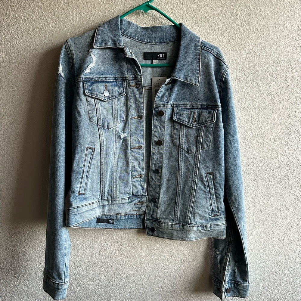 Kut from the Kloth Women's Blue Denim Jacket